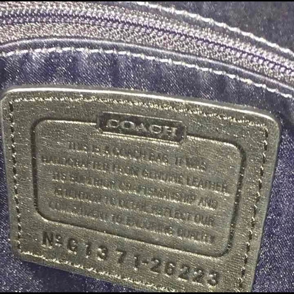 Coach Madison flap shoulder bag w chain - Picture 4 of 7